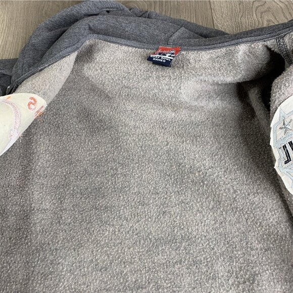 Texas Longhorns Rose Bowl Game National Championship Gray Zip Hoodie Unisex Size - Picture 11 of 16